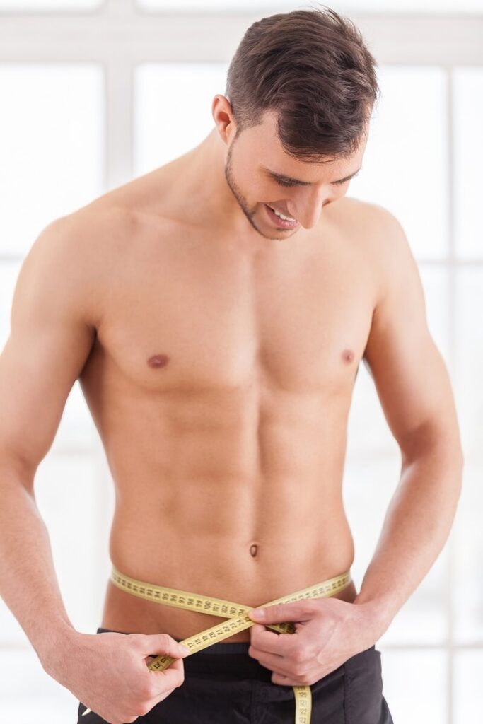 corpo masculino definido
